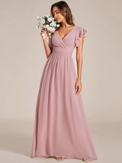 LILYANA™ | Vestido de Dama de Honor en Gasa Elegante
