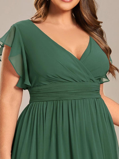LILYANA™ | Vestido de Dama de Honor en Gasa Elegante