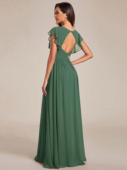 LILYANA™ | Vestido de Dama de Honor en Gasa Elegante