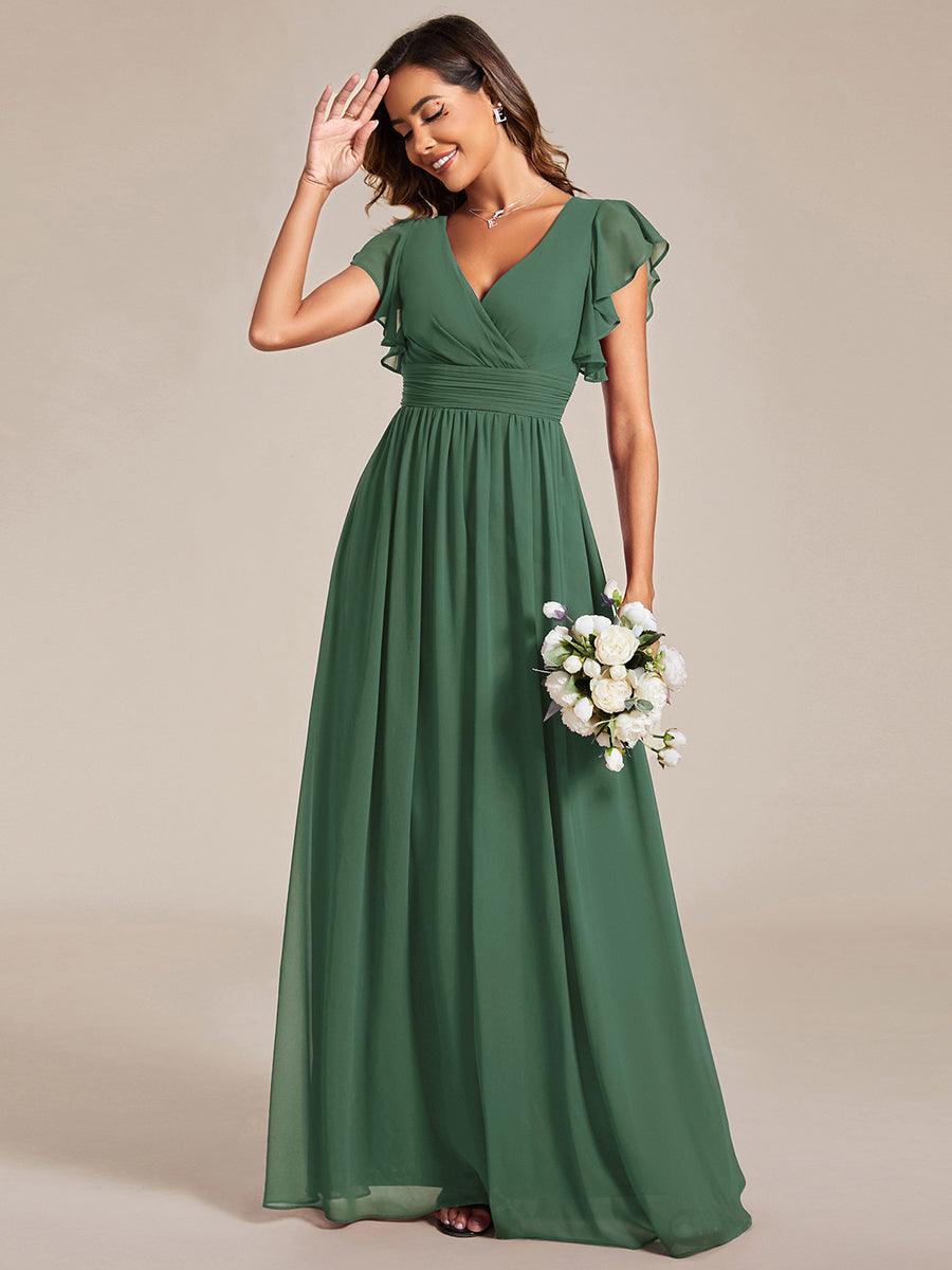 LILYANA™ | Vestido de Dama de Honor en Gasa Elegante