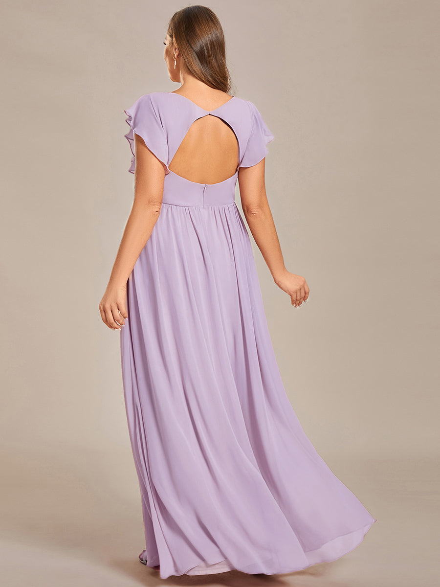 LILYANA™ | Vestido de Dama de Honor en Gasa Elegante