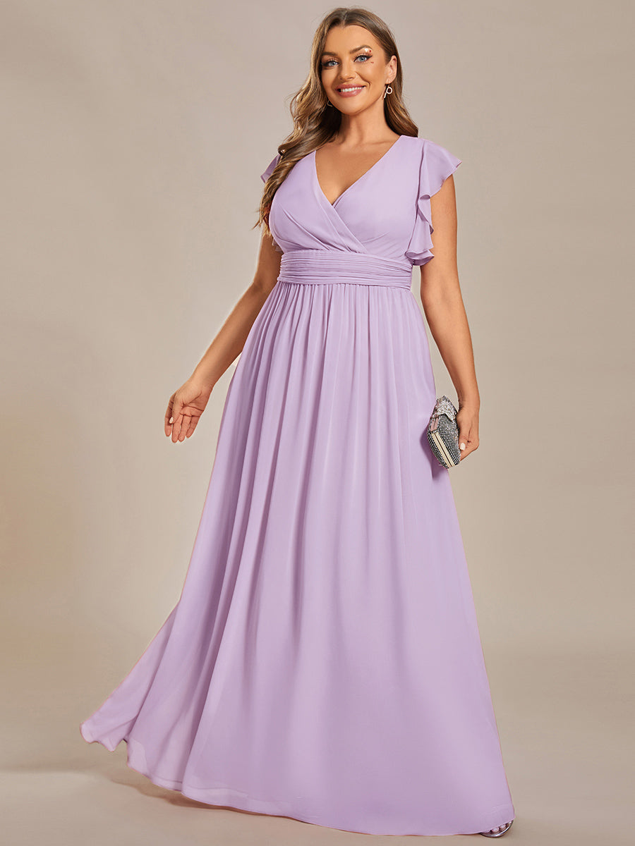 LILYANA™ | Vestido de Dama de Honor en Gasa Elegante