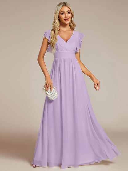 LILYANA™ | Vestido de Dama de Honor en Gasa Elegante