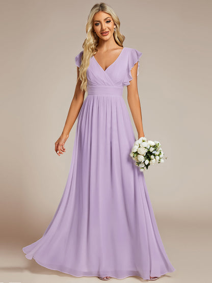 LILYANA™ | Vestido de Dama de Honor en Gasa Elegante