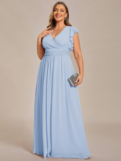 LILYANA™ | Vestido de Dama de Honor en Gasa Elegante