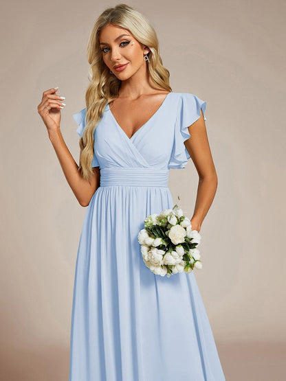 LILYANA™ | Vestido de Dama de Honor en Gasa Elegante