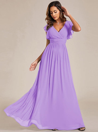 LILYANA™ | Vestido de Dama de Honor en Gasa Elegante