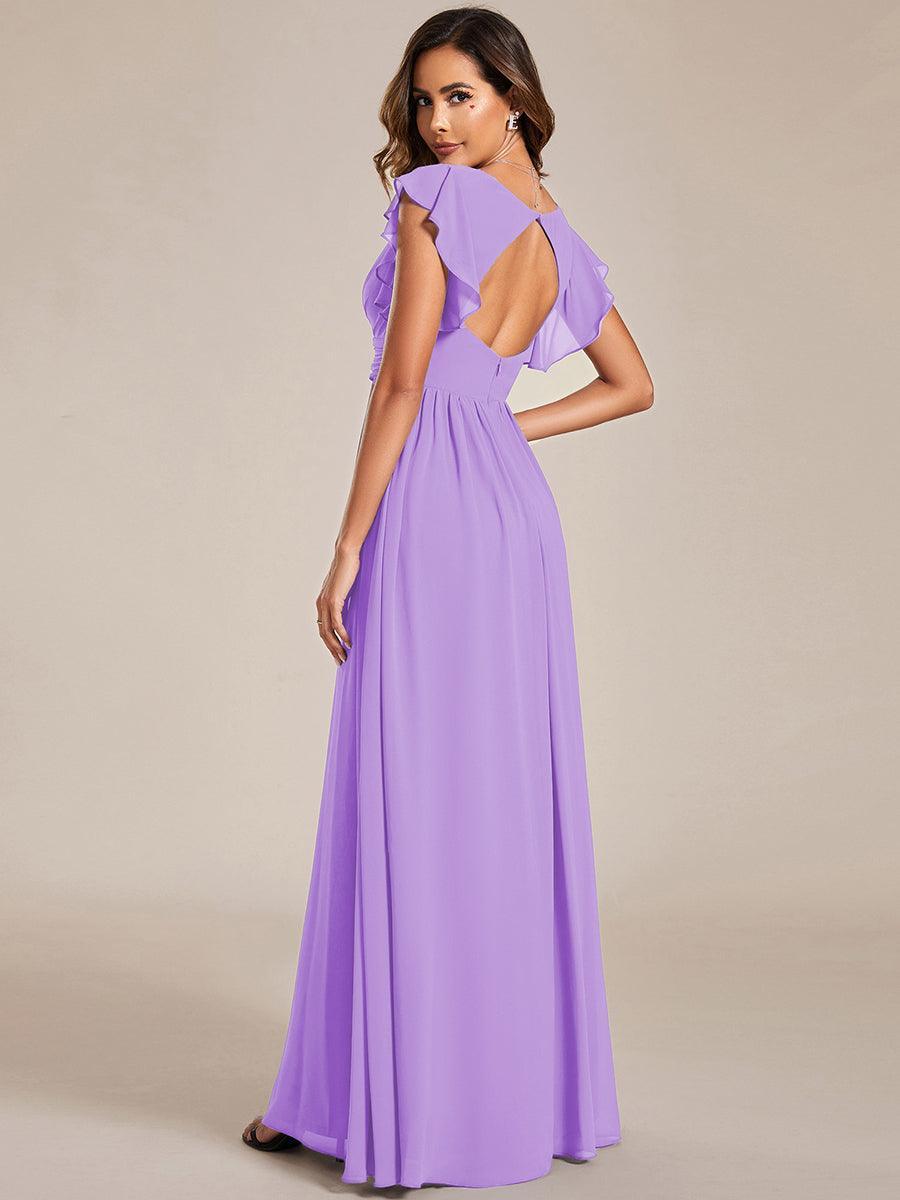 LILYANA™ | Vestido de Dama de Honor en Gasa Elegante