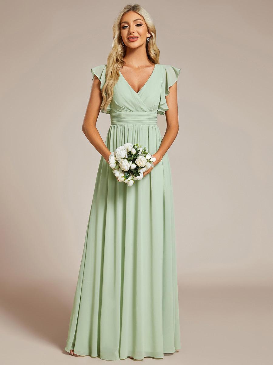 LILYANA™ | Vestido de Dama de Honor en Gasa Elegante