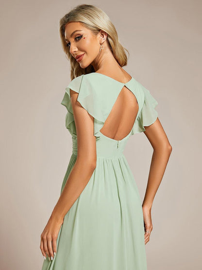 LILYANA™ | Vestido de Dama de Honor en Gasa Elegante