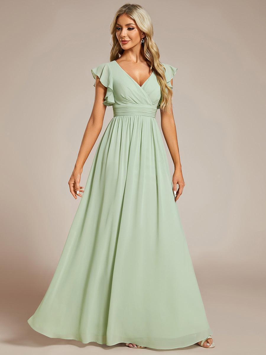 LILYANA™ | Vestido de Dama de Honor en Gasa Elegante