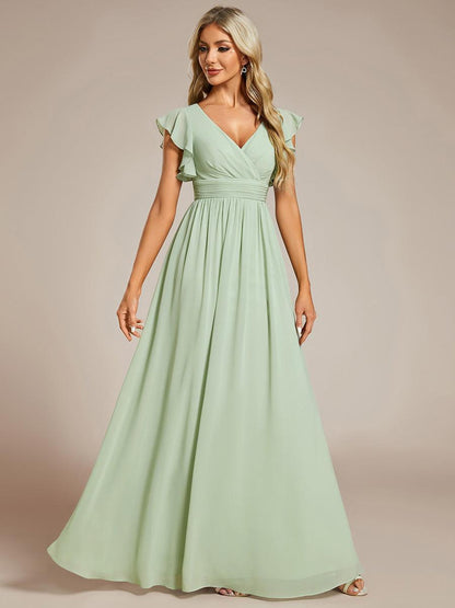 LILYANA™ | Vestido de Dama de Honor en Gasa Elegante