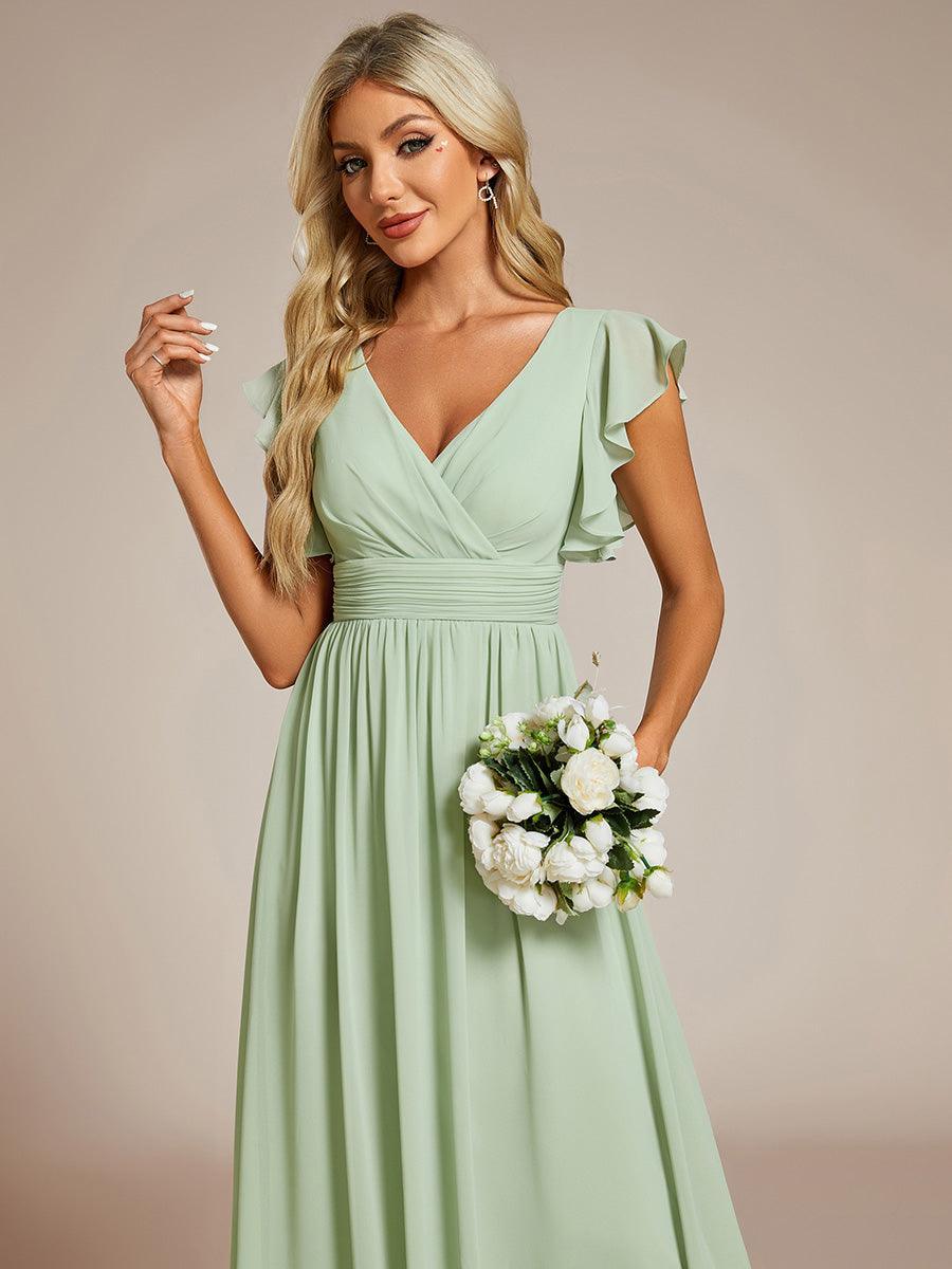LILYANA™ | Vestido de Dama de Honor en Gasa Elegante