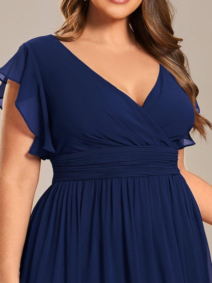 LILYANA™ | Vestido de Dama de Honor en Gasa Elegante