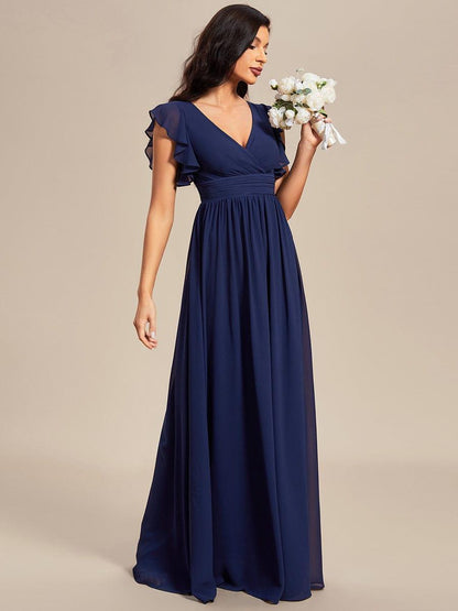 LILYANA™ | Vestido de Dama de Honor en Gasa Elegante
