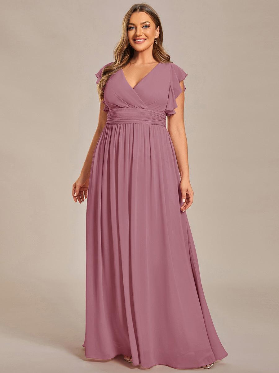 LILYANA™ | Vestido de Dama de Honor en Gasa Elegante