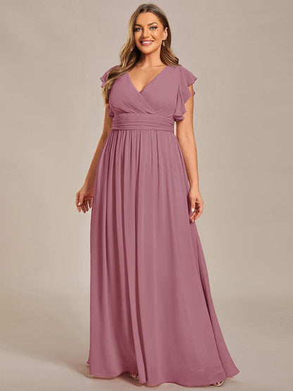 LILYANA™ | Vestido de Dama de Honor en Gasa Elegante