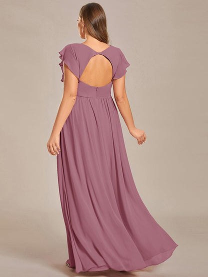 LILYANA™ | Vestido de Dama de Honor en Gasa Elegante