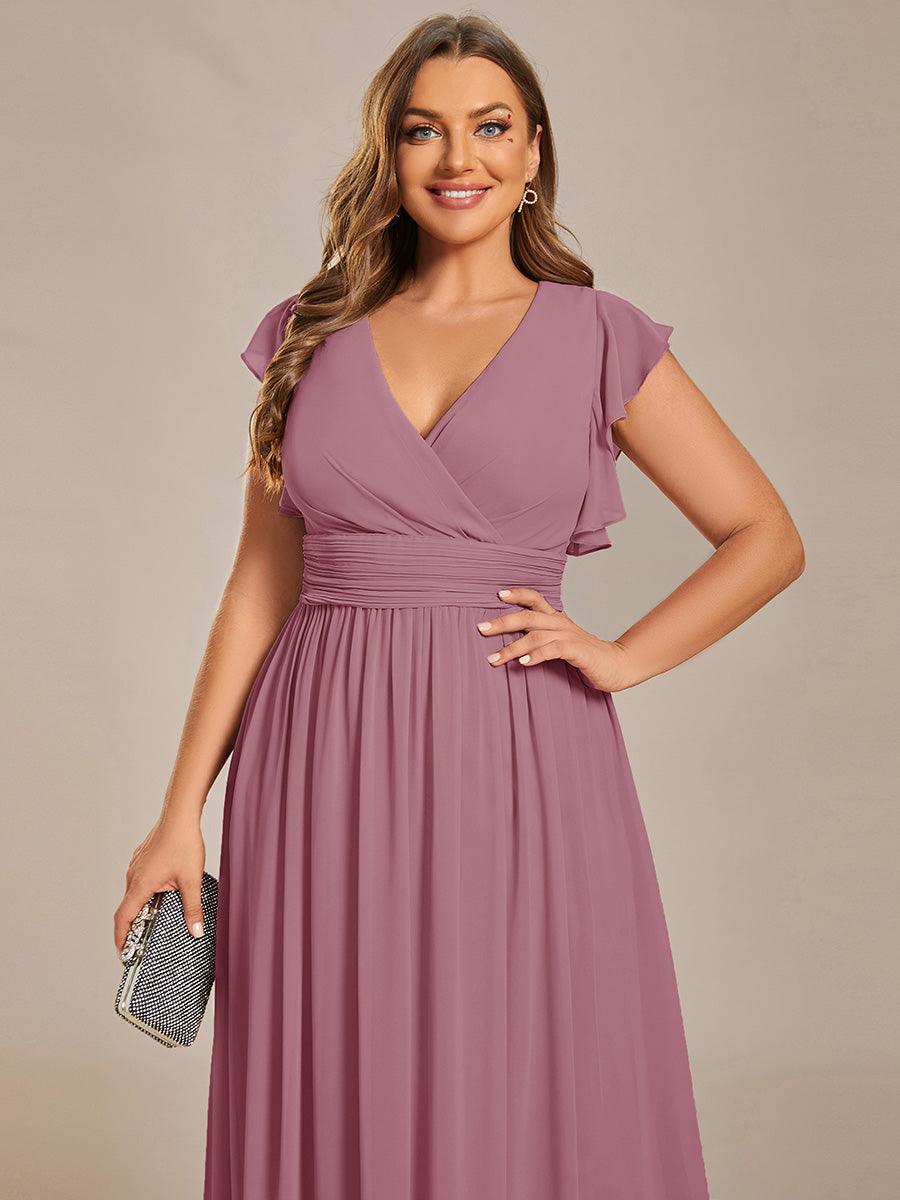 LILYANA™ | Vestido de Dama de Honor en Gasa Elegante