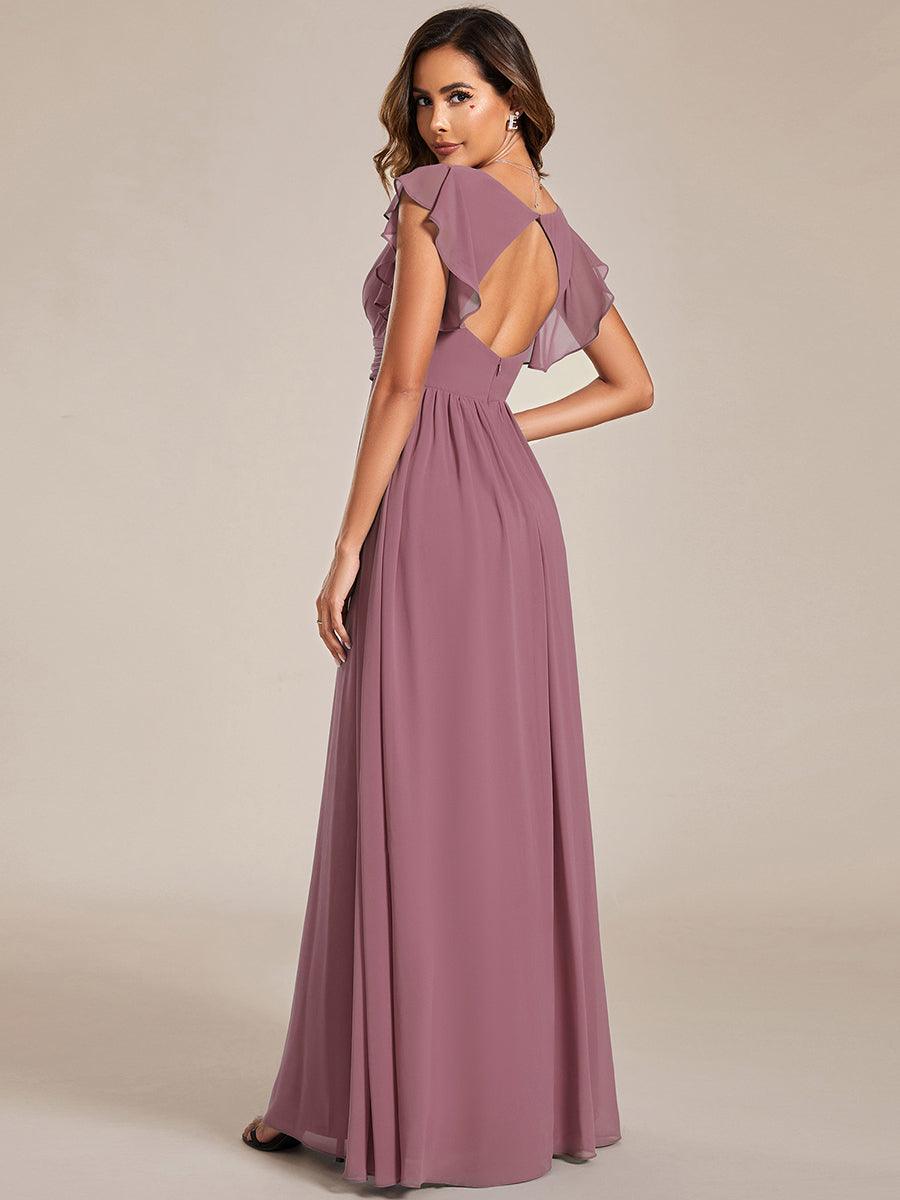 LILYANA™ | Vestido de Dama de Honor en Gasa Elegante