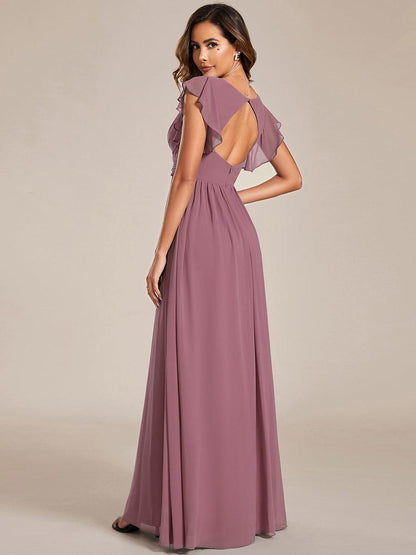 LILYANA™ | Vestido de Dama de Honor en Gasa Elegante