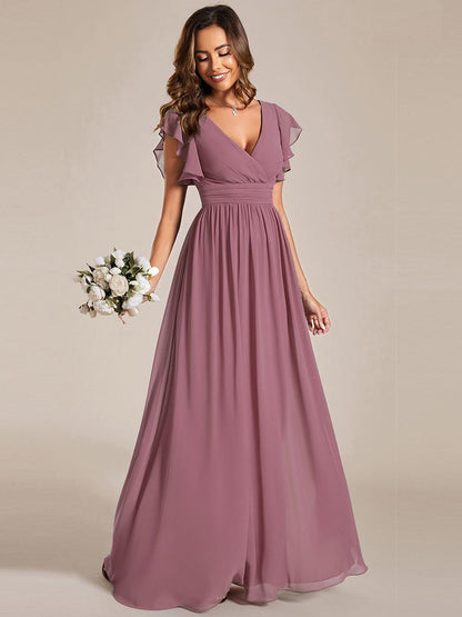 LILYANA™ | Vestido de Dama de Honor en Gasa Elegante