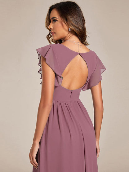 LILYANA™ | Vestido de Dama de Honor en Gasa Elegante