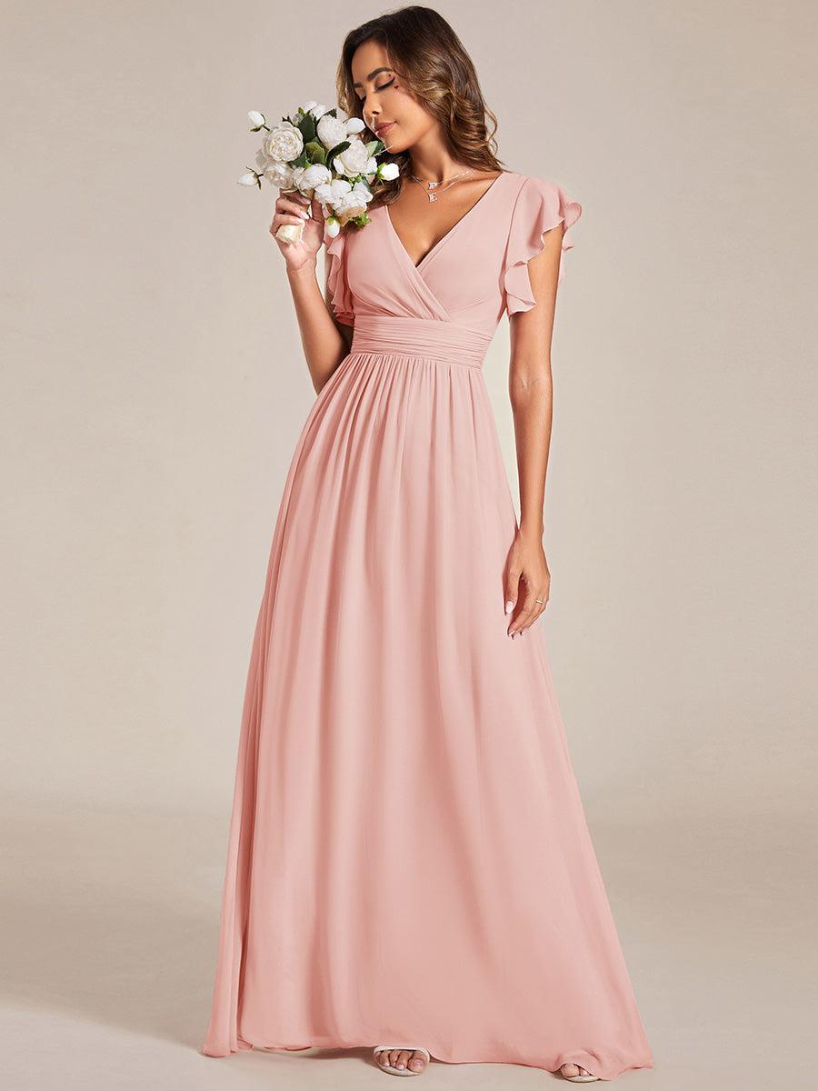 LILYANA™ | Vestido de Dama de Honor en Gasa Elegante
