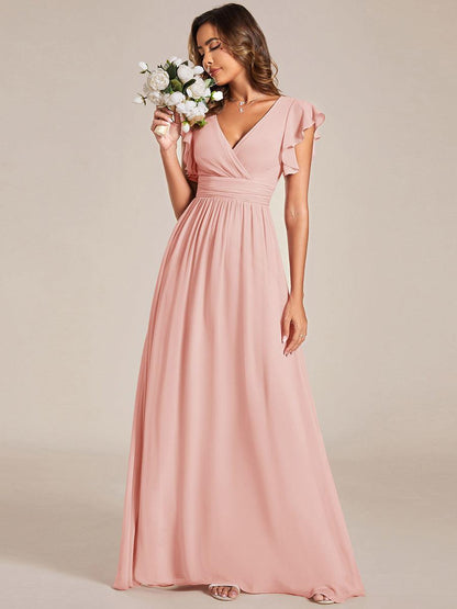LILYANA™ | Vestido de Dama de Honor en Gasa Elegante