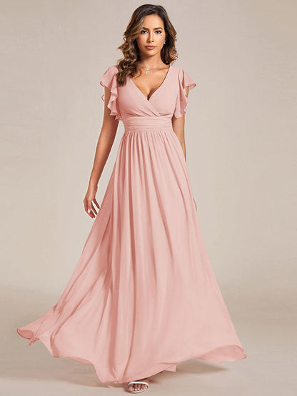 LILYANA™ | Vestido de Dama de Honor en Gasa Elegante