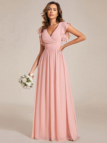 LILYANA™ | Vestido de Dama de Honor en Gasa Elegante