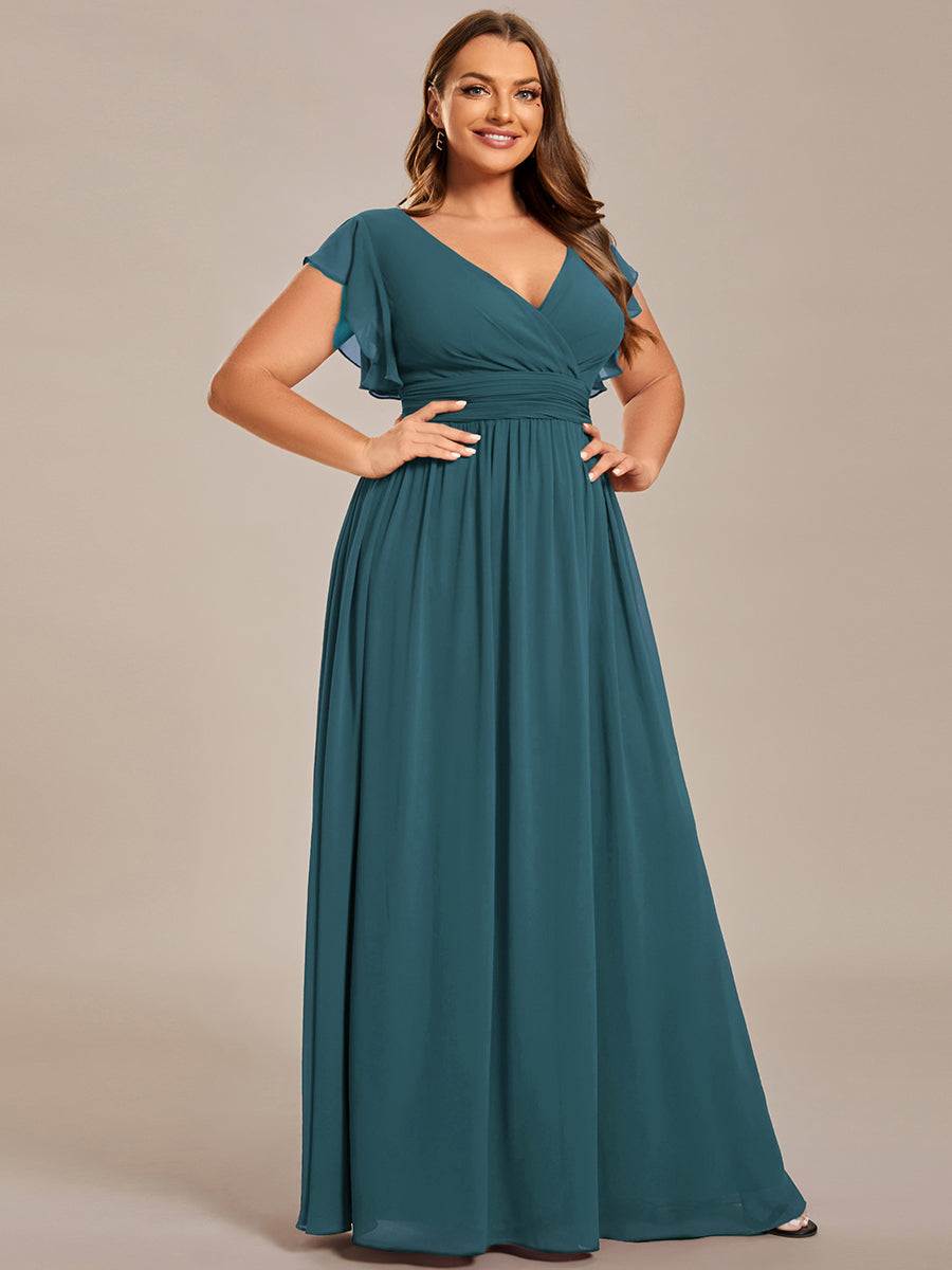 LILYANA™ | Vestido de Dama de Honor en Gasa Elegante