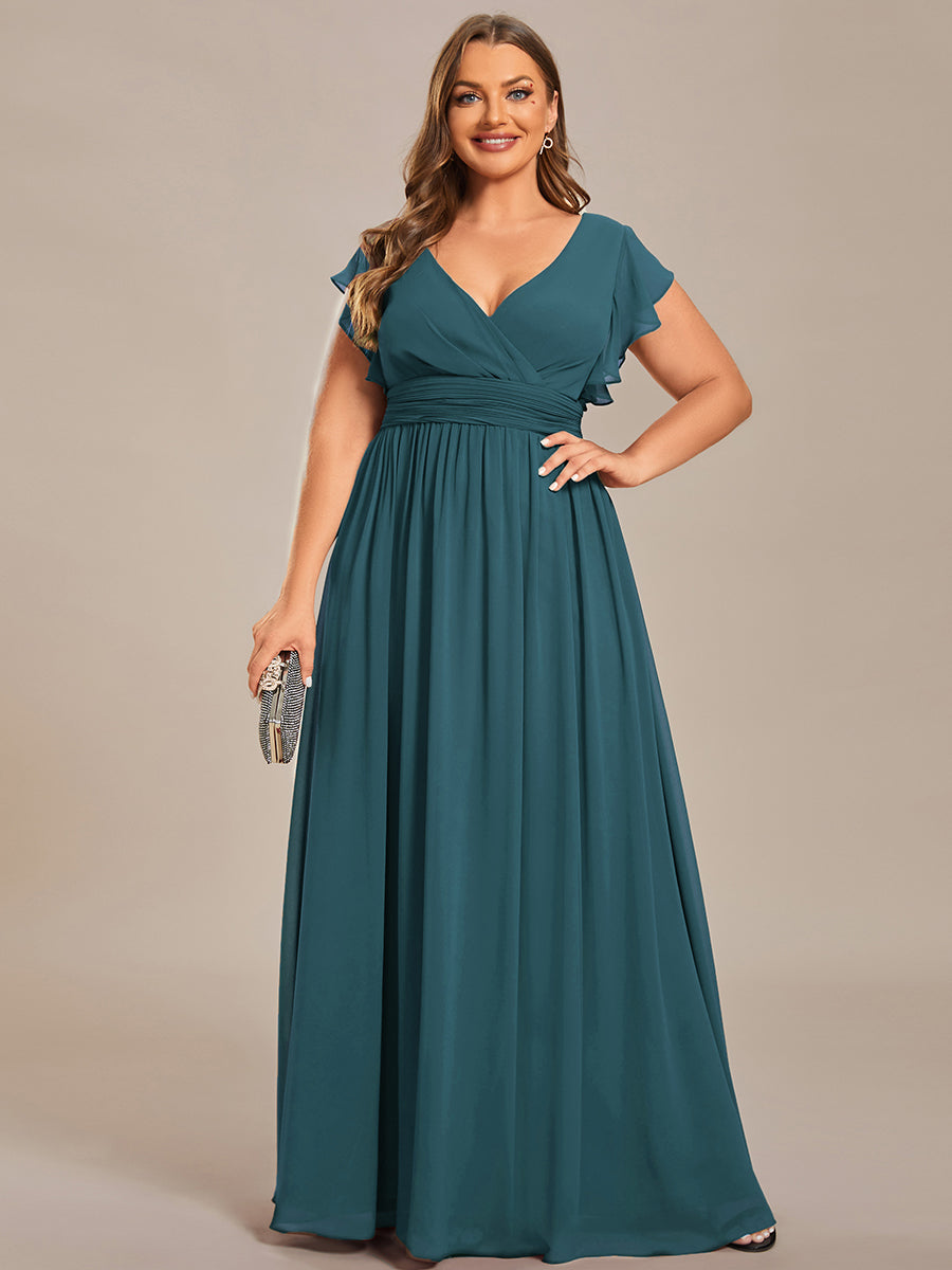 LILYANA™ | Vestido de Dama de Honor en Gasa Elegante