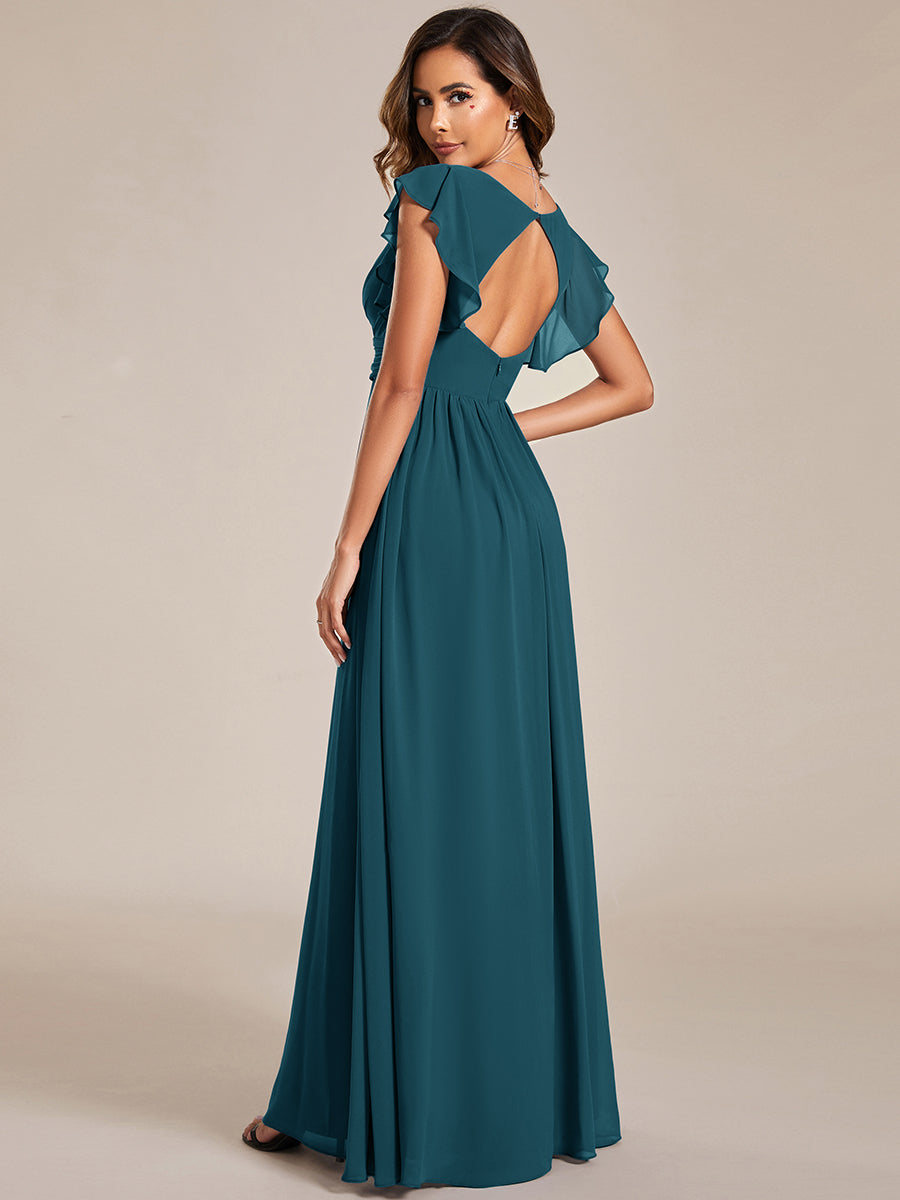 LILYANA™ | Vestido de Dama de Honor en Gasa Elegante
