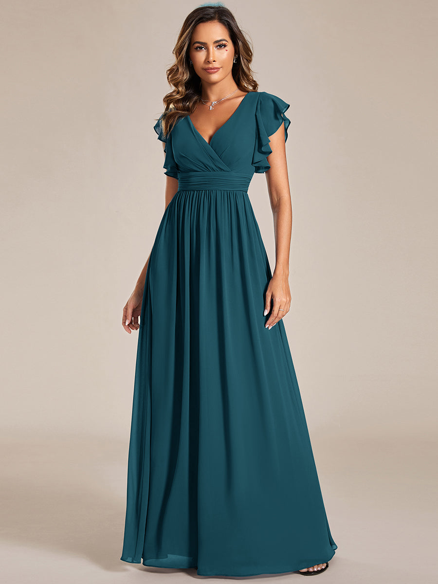 LILYANA™ | Vestido de Dama de Honor en Gasa Elegante