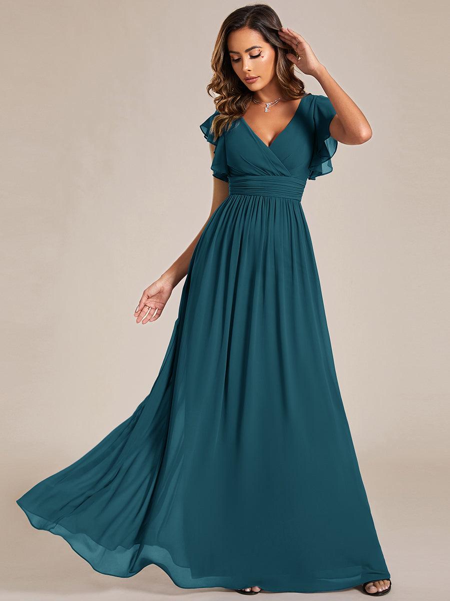 LILYANA™ | Vestido de Dama de Honor en Gasa Elegante