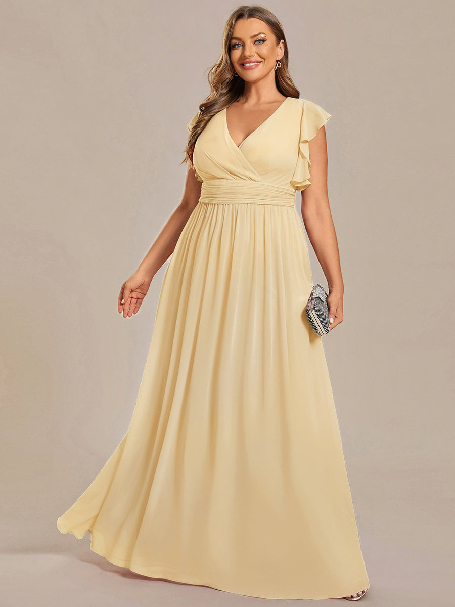 LILYANA™ | Vestido de Dama de Honor en Gasa Elegante