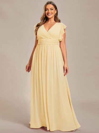 LILYANA™ | Vestido de Dama de Honor en Gasa Elegante
