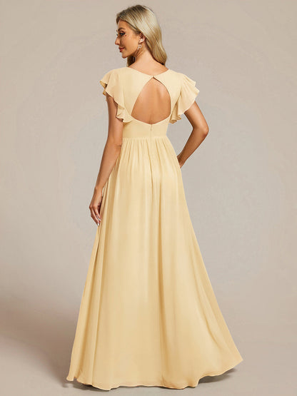 LILYANA™ | Vestido de Dama de Honor en Gasa Elegante