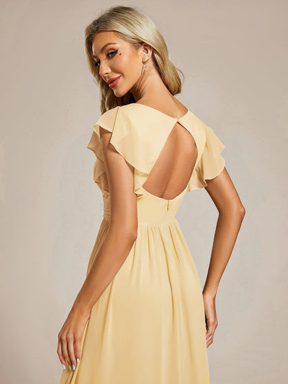 LILYANA™ | Vestido de Dama de Honor en Gasa Elegante