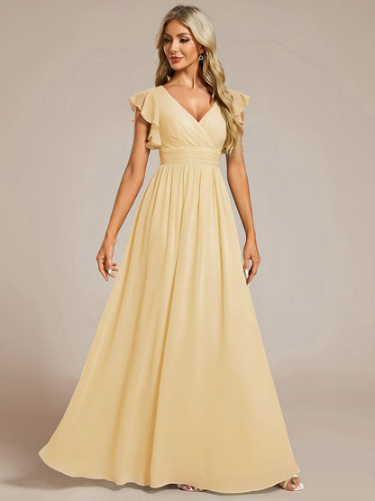 LILYANA™ | Vestido de Dama de Honor en Gasa Elegante