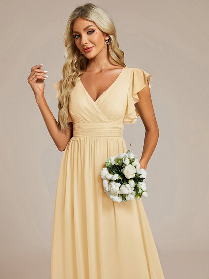 LILYANA™ | Vestido de Dama de Honor en Gasa Elegante