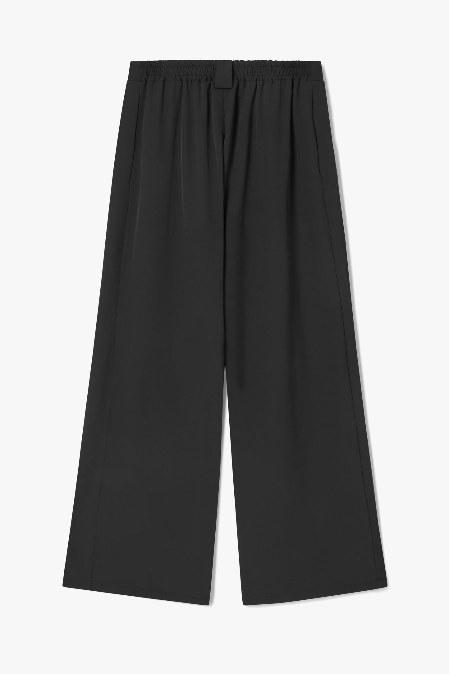 Gabriella Pleated Elastic Waist Trousers | Black