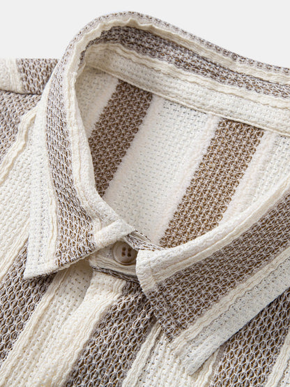 HUGO | Conjunto Camisa Texturizada y Pantalón Recto