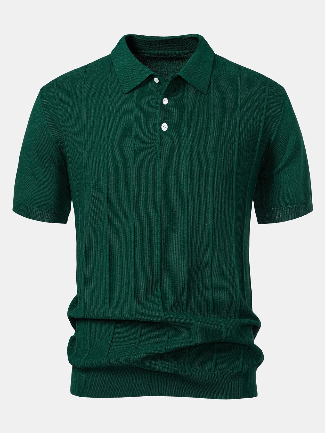 ENZO | Conjunto Polo Jacquard y Pantalón Recto