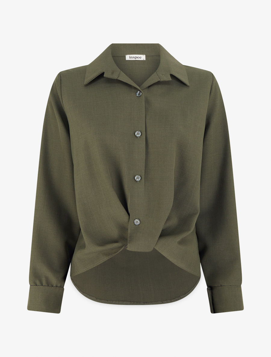 CAMILLE | Blusa Anudada Asimétrica