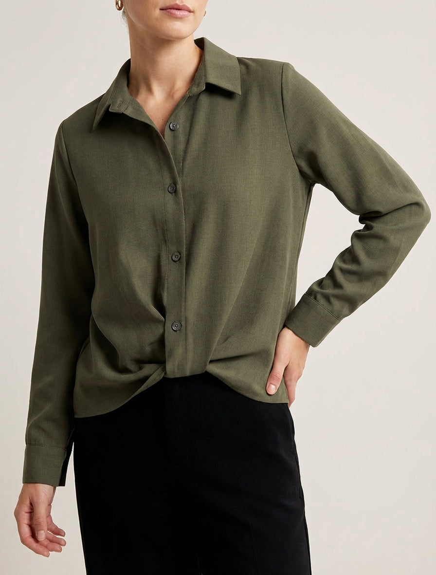 CAMILLE | Blusa Anudada Asimétrica