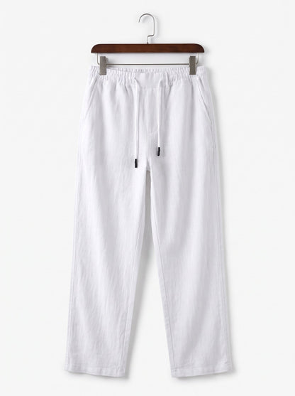 ANDRE FERRÁN | Pantalón de Lino Burdeos