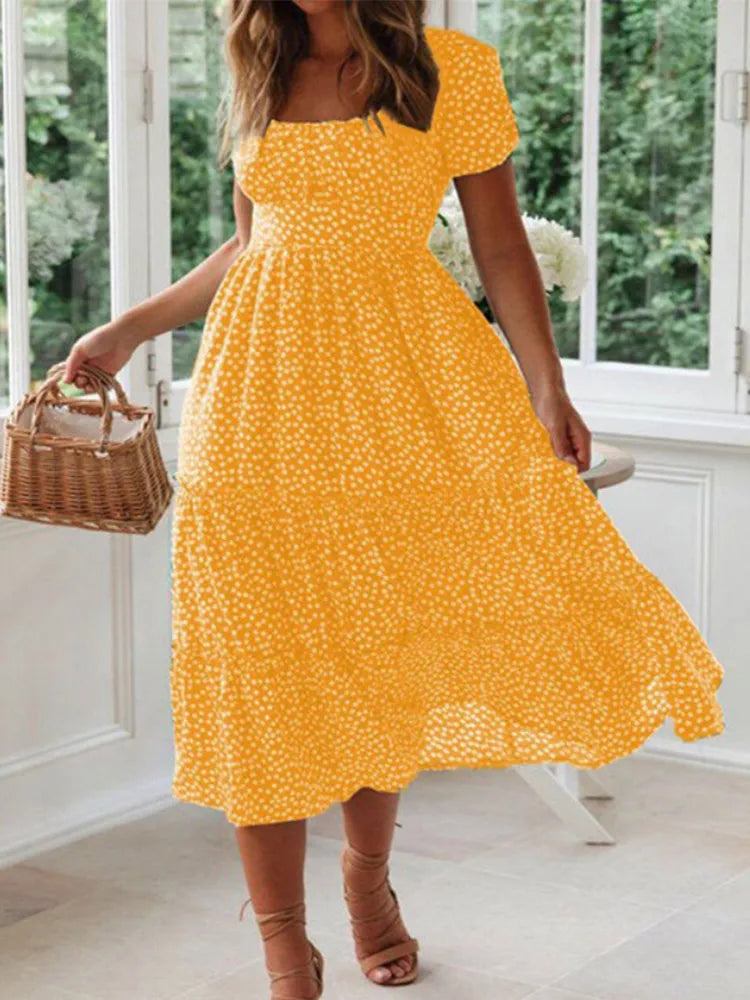 CELIA | vestido de Verano fresco vintage