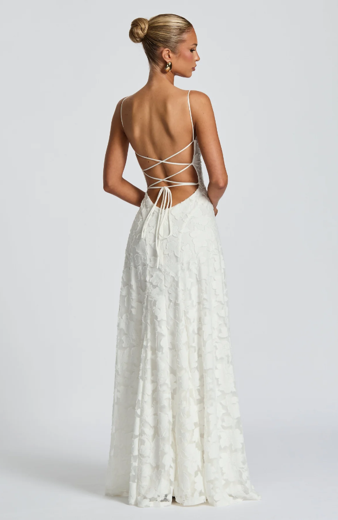 GIORGIA | Vestido Maxi de Encaje Elegante